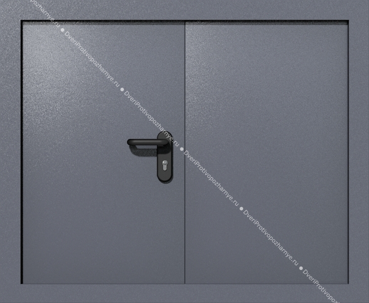 Двустворчатый люк ei-60 (цвет темно-серый RAL 7015)