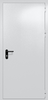 Однопольная глухая дверь ei-60 (цвет светло-серый RAL 7047) Однопольная глухая дверь ei-60 (цвет светло-серый RAL 7047)