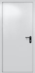 Однопольная глухая дверь ei-60 (цвет светло-серый RAL 7047)