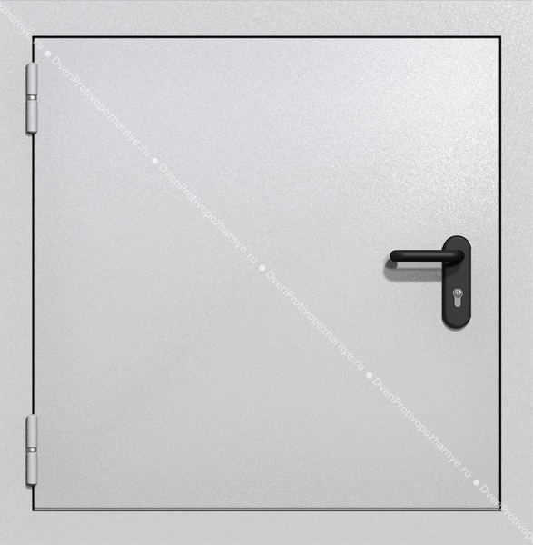 Одностворчатый квадратный люк ei-60 (цвет светло-серый RAL 7047)