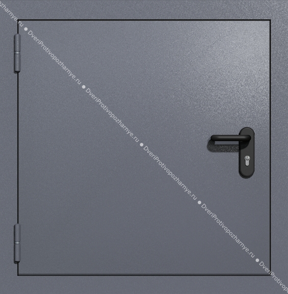 Одностворчатый квадратный люк ei-60 (цвет темно-серый RAL 7015)
