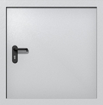 Одностворчатый квадратный люк ei-60 (цвет светло-серый RAL 7047)