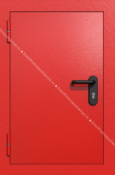 Одностворчатый люк ei-60 (цвет красный RAL 3020)